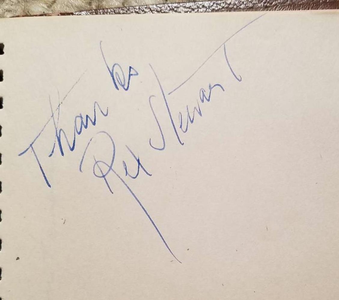 Rex Stewart Autograph